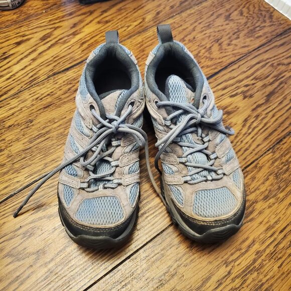 Women's Merrell Hiking Shoe. Size 7, Blue/Gray, Vibram Sole, Great Cond! - Picture 2 of 8
